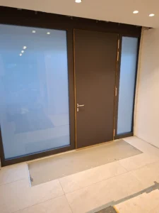 Fußmatte im Eingangsbereich – Innenausbau