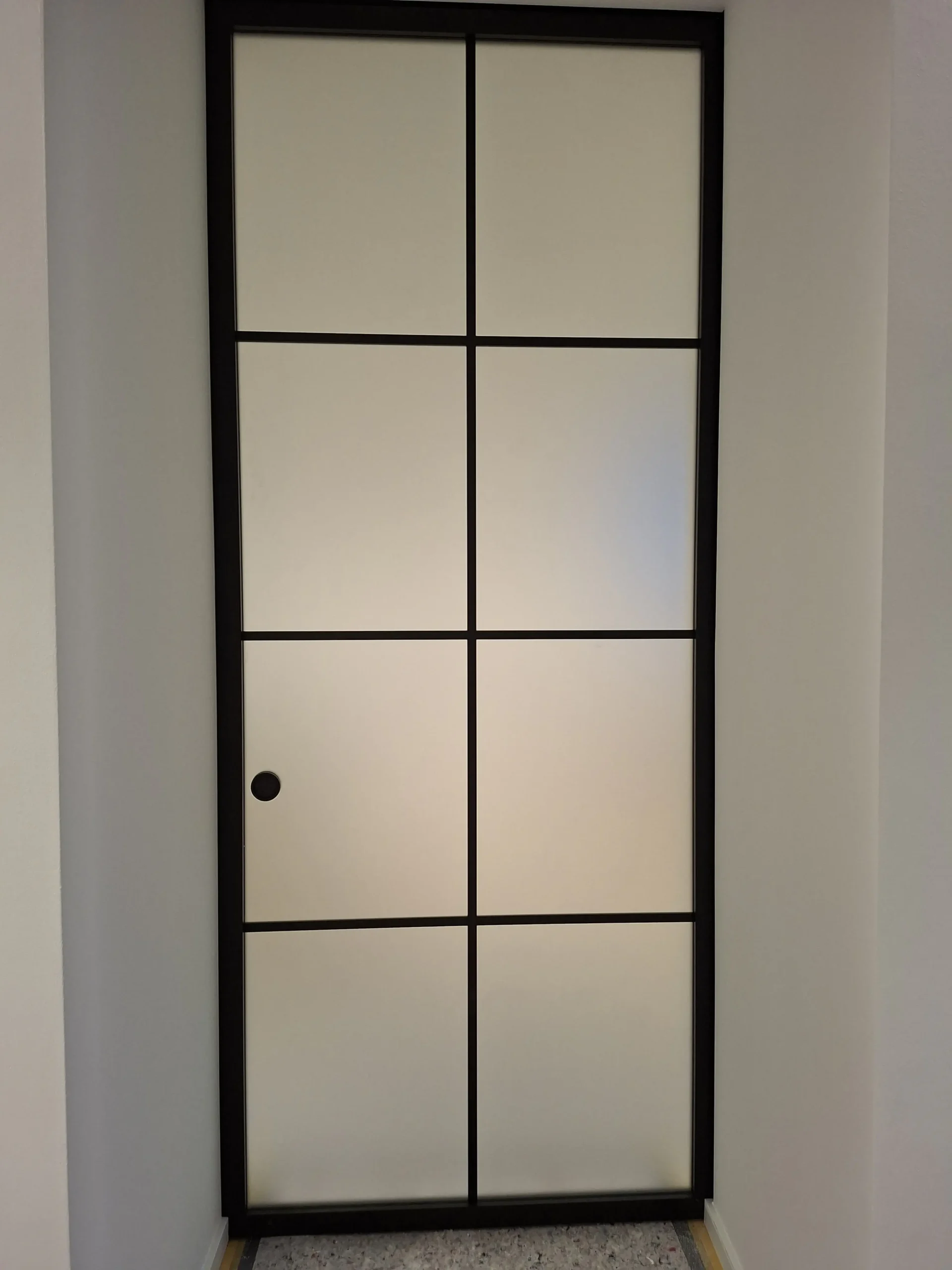 Lofttür Einbau im Innenausbau Projekt